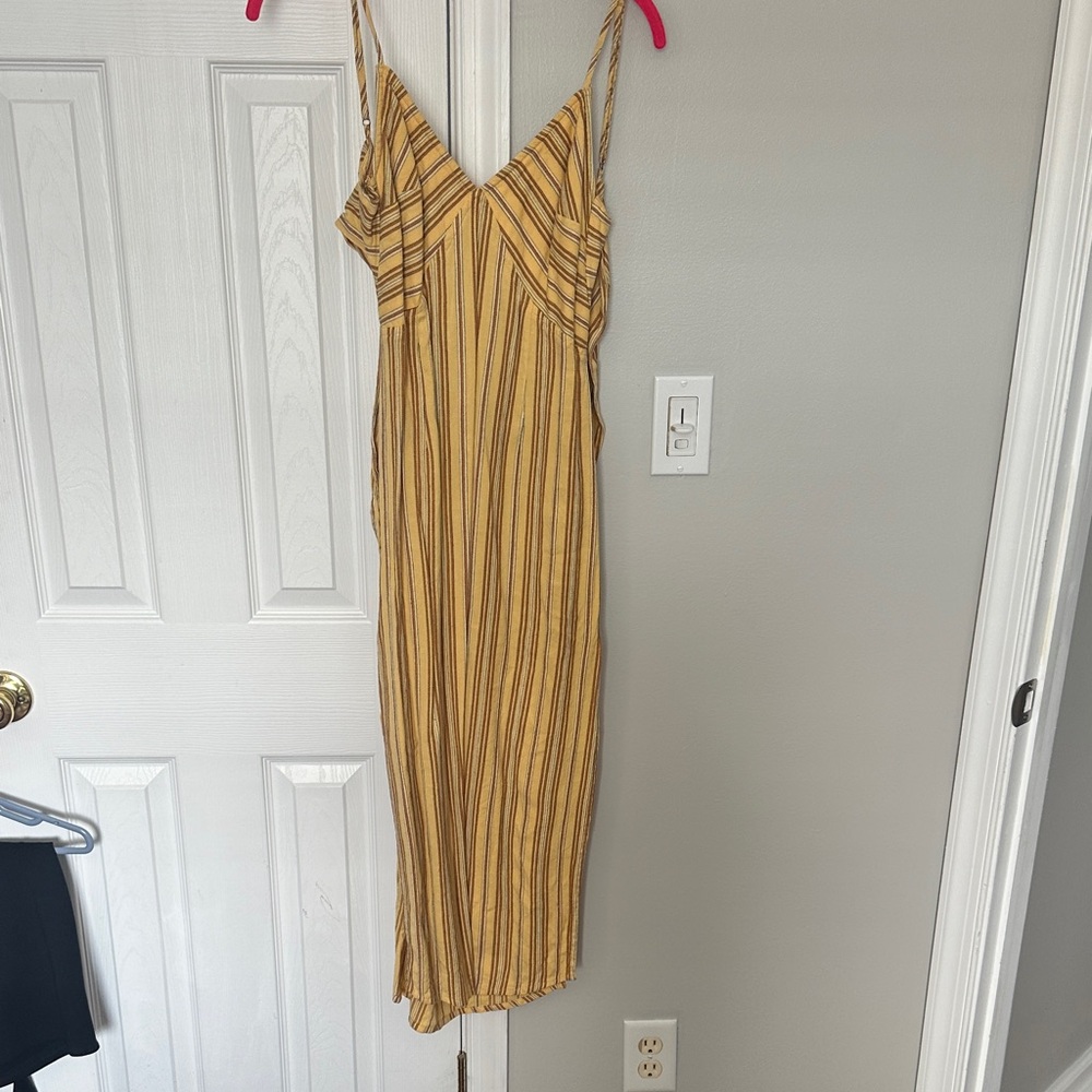 Striped Yellow Dress